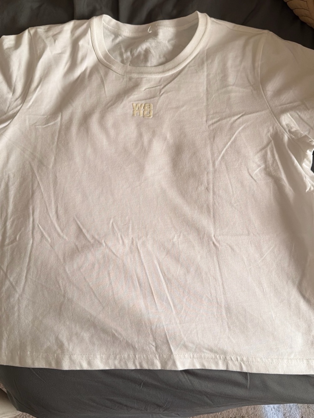Alexander Wang.T White Short Sleeve Crew Tee